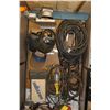 Image 1 : HEAVY CORDS, WELDING HELMETS HANGING ON THE WALL & CUTTING TIPS