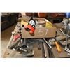 Image 1 : MISC WRENCHES, BARS, PIPE WRENCHES, MAGNET ON STEEL TABLE