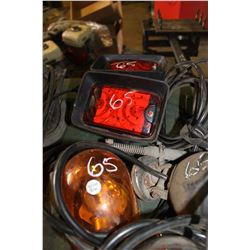 FLASHER, 2 SETS OF MAGNETIC LIGHTS & 2 SPOT LIGHTS