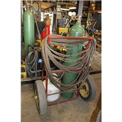 PROPANE CUTTING TORCH & BOTTLES