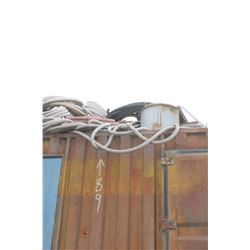 QUANTITY OF AIR HOSE ON TOP OF RED SEACAN