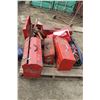 Image 1 : 1 PALLET C/W TOOLBOXES, PIPE WRENCHES & CAUTION FLAGS