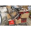 Image 1 : PALLET OF MISC HEAVY CORD, YELLOW EXTENSION CORD & TRAPS