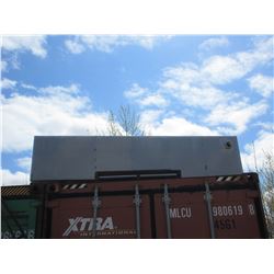 APPROX. 9' X 2' X 30" ALUMINUM TANK