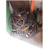 Image 1 : PILE OF EXTENSION CORDS & HOSE IN CORNER