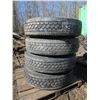 Image 1 : 11 VARIOUS TRUCK TIRES (11R X 22.5) (ONE MONEY FOR ALL)