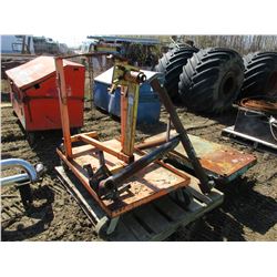 2 ROLLING CARTS & 2 ENGINE STANDS