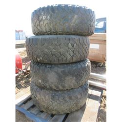 4 - LT285XR16 TIRES, MAGS & RUNNING BOARDS