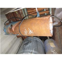 6 ROLLERS, GREY CASE & PROPANE HEATER