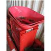 Image 2 : RED HUSKY TOOL CABINET & 3 WHEELBARROW TUBS