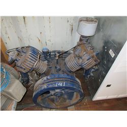 BLUE 2 CYLINDER COMPRESSOR HEAD