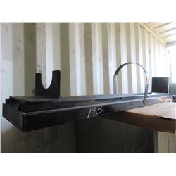 BLACK 4' FRAME & 8 FIRE EXTINGUISHER HOLDERS