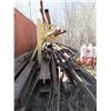 Image 4 : YELLOW STEEL RACK C/W I-BEAM, ANGLE IRON, TUBING & CHANNEL IRON