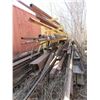 Image 5 : YELLOW STEEL RACK C/W I-BEAM, ANGLE IRON, TUBING & CHANNEL IRON