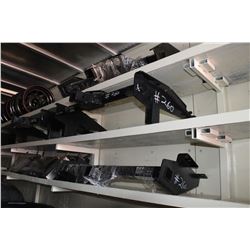 2 - DSP HITCHES & 8 BLACK STEEL LATCHES