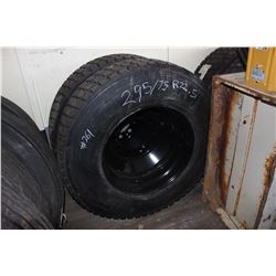 4 - NEW GRIP TIRES (295/75R22.5) (ALL FOR ONE MONEY)
