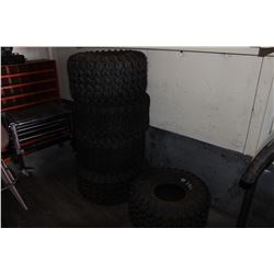 5 - NEW QUAD TIRES (25 X 13-9) (ALL FOR ONE MONEY)
