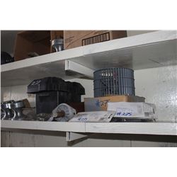 ELECTRIC TERMINALS, CABLE ROLLERS, DRY NITROGEN GAS, & 2 BLUE HYDRAULIC PUMPS