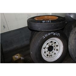 6 TIRES & RIMS (16" & 14") (ALL FOR ONE MONEY)