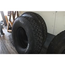 2 - NEW 11R X 24.5 TIRES (ALL FOR ONE MONEY)