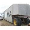 Image 10 : 20' SEACAN MOUNTED ON SKID UNIT SINGLE AXLE & HITCH C/W 11 X R24.5 RADIAL TIRES