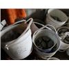 Image 1 : APPROX 54 PAILS OF ASSORTED FLANGES, BOLTS, NUTS, FITTINGS