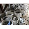 Image 2 : APPROX 54 PAILS OF ASSORTED FLANGES, BOLTS, NUTS, FITTINGS