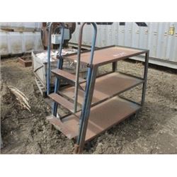 3 TIER ROLLING SHELF