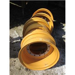 4 - 12 BOLT RIMS (APPROX 28" X 19.5") (AS NEW)
