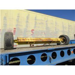 YELLOW TRAILER AXLE