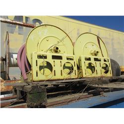 2 - HANNAY FIRE HOSES C/W REELS