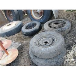 5 - VARIOUS RIMS & TIRES