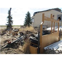 APPROX. 10' X 20' SKID C/W FRONT HEADACHE RACK