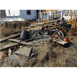 MISC. PIPE & STEEL ON SKID