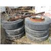 Image 1 : 6 - 10.00 X 20 TIRES AND RIMS