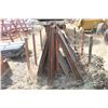 Image 4 : 54" X 12' STEEL SKID C/W STEEL PLATE & GRADING