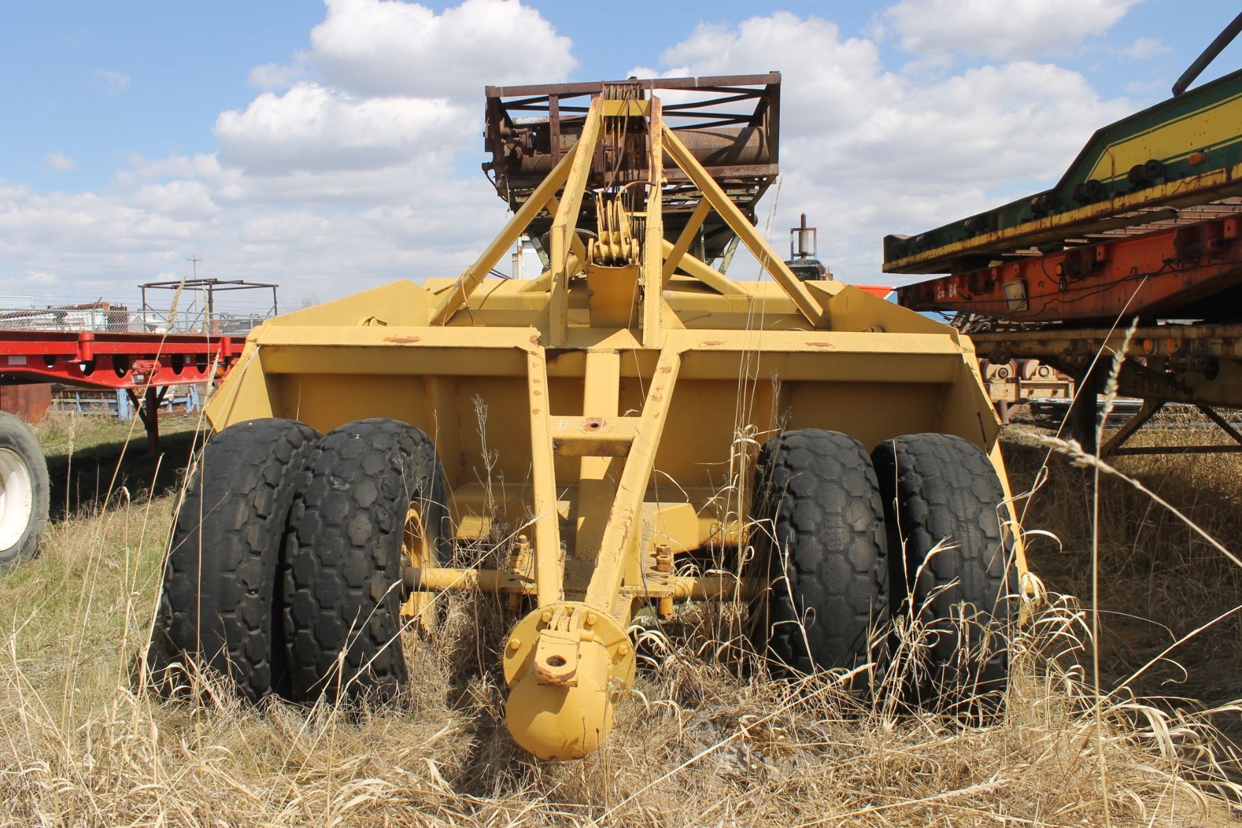10' WIDE YELLOW CABLE SCRAPER