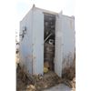 Image 3 : APPROX. 8' X 8.5' SKID UNIT C/W CONTENTS (BARRELS, ALUMINUM, TABLES)