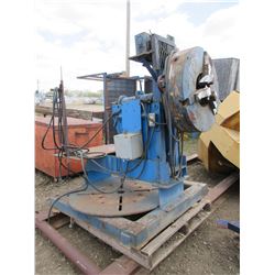 BLUE HYDRAULIC PIPE ROLLER