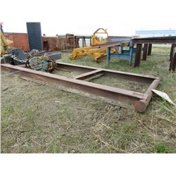 APPROX. 4' X 25' SKID FRAME