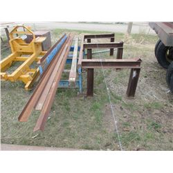 BLUE TABLE C/W ANGLE IRON