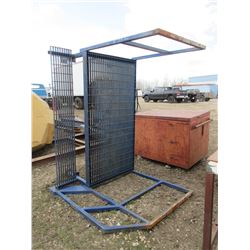 APPROX. 71.5" X 66" BLUE STEP