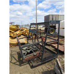 BLACK FRAME WITH GRATING & BARREL STAND