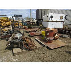 STEEL PLATE, PROPANE TANKS, ETC