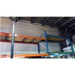 PALLET RACKING C/W 9 UPRIGHTS & 14 CROSS BRACES