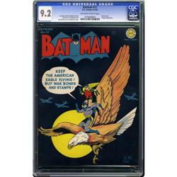 Batman #17 (DC, 1943) CGC NM- 9.2 Off-white to white pa Batman #17 (DC, 1943) CGC NM- 9.2 Off-white 