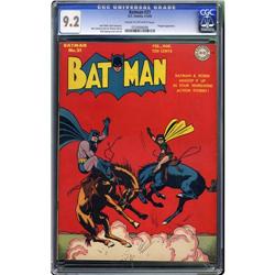 Batman #21 (DC, 1944) CGC NM- 9.2 Cream to off-white pa Batman #21 (DC, 1944) CGC NM- 9.2 Cream to o