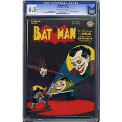 Batman #37 (DC, 1946) CGC FN+ 6.5 Off-white to white pa Batman #37 (DC, 1946) CGC FN+ 6.5 Off-white 