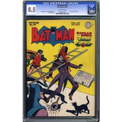 Batman #40 (DC, 1947) CGC VF+ 8.5 Off-white pages. Frid Batman #40 (DC, 1947) CGC VF+ 8.5 Off-white 