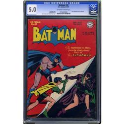 Batman #42 (DC, 1947) CGC VG/FN 5.0 Off-white to white Batman #42 (DC, 1947) CGC VG/FN 5.0 Off-white